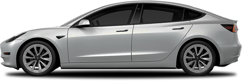A silver sedan with lightly tinted windows representing 40 percent tint with a subtle shaded appearance. The section text reads "TINT PERCENTAGES" and "AUTO TINT SHADES" with "40%" selected and description "40% tint offers light shading that helps reduce glare and heat while maintaining a natural look."